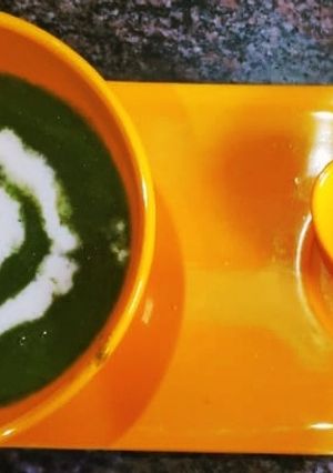 पालक सूप (palak soup recipe in Hindi) रेसिपी मुख्य फोटो