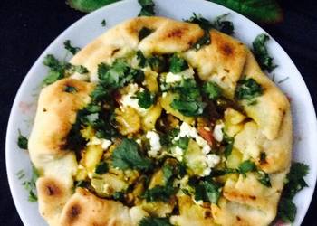 Ultimate Make Recipe Mix veg with Crumbled paneer Galette Yummy