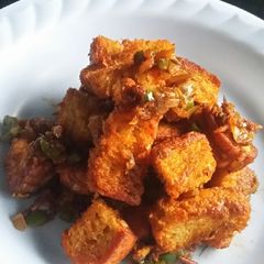 A picture of Masala pav.