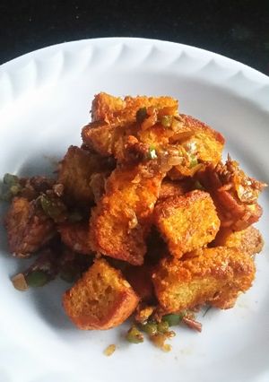 A picture of Masala pav.
