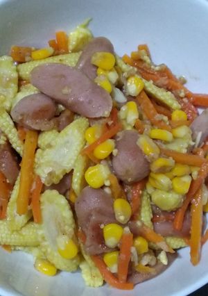 Foto resep Tumis Putren sosis jagung