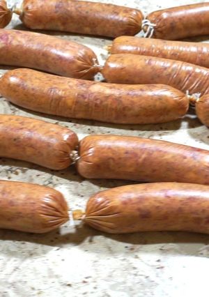Una foto de Chorizos de cerdo caseros frescos
