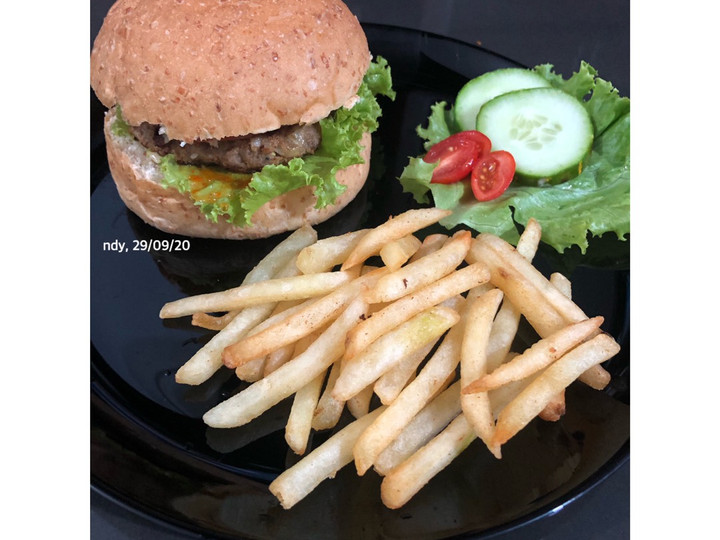 Cara Gampang Membuat Beef Patty Burger, Enak