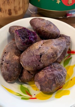 รูปของ 🍠 มันม่วงอบ (ในหม้อทอดไร้น้ำมัน)