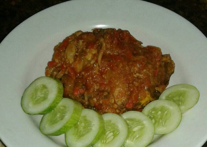 Ayam Penyet Sambal Goreng