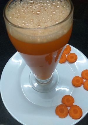 A picture of Immune Booster Orange Carrot Juice.