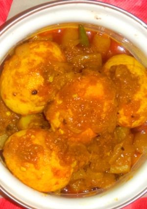 স্পাইসি ডিম কষা (spicy dim Kosha recipe in Bengali) রেসিপির প্রধান ছবি
