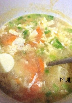 Foto resep Sup tahu telur