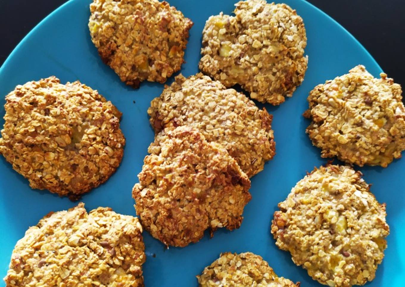 Galletitas de avena y banana