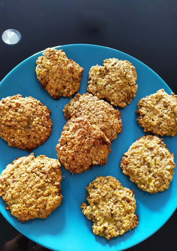 Una foto de Galletitas de avena y banana
