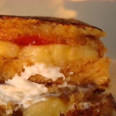 A picture of PBJ Stuffed French Toast.