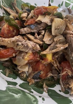 Foto resep Tumis Ikan Cue Salem Cabe Ijo