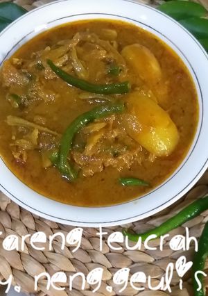 Foto resep Kareng teucrah (tumis ikan teri)