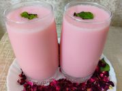 A picture of roohafza lassi
