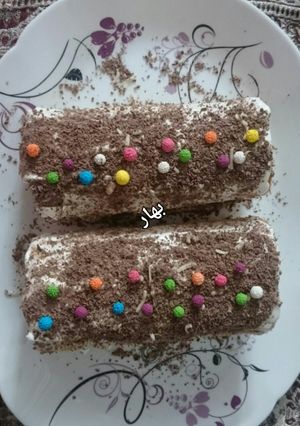عکسی از دستور رولت خامه ای