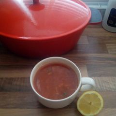 A picture of 🍅Tomato soup with chickpeas (vegetarian)🍅.