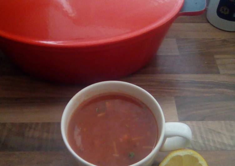 �?�Tomato soup with chickpeas (vegetarian)�?�