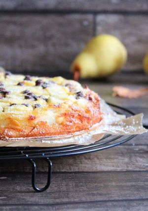 Une photo de Gâteau invisible version poire/chocolat