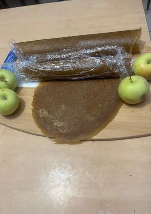عکسی از دستور لواشک سیب