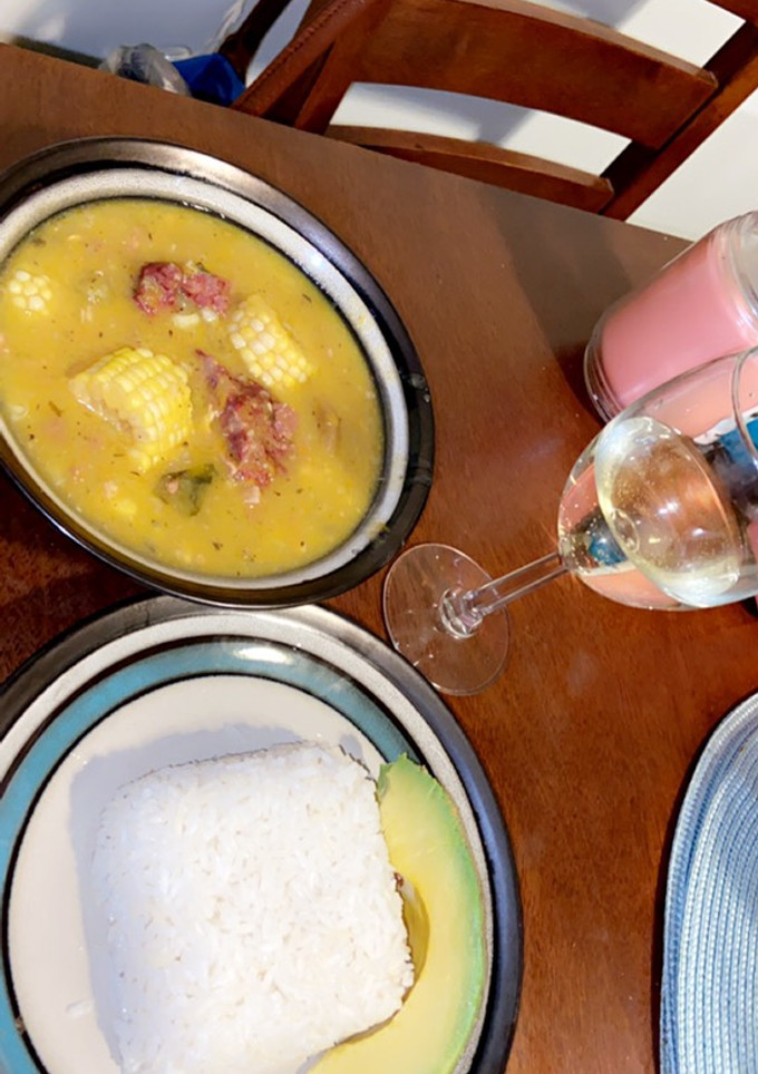 Una foto de Sancocho dominicano