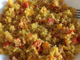 Cous cous con verduras y curry