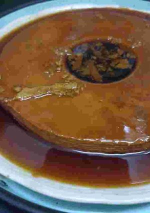 Una foto de Flan casero muy dulce
