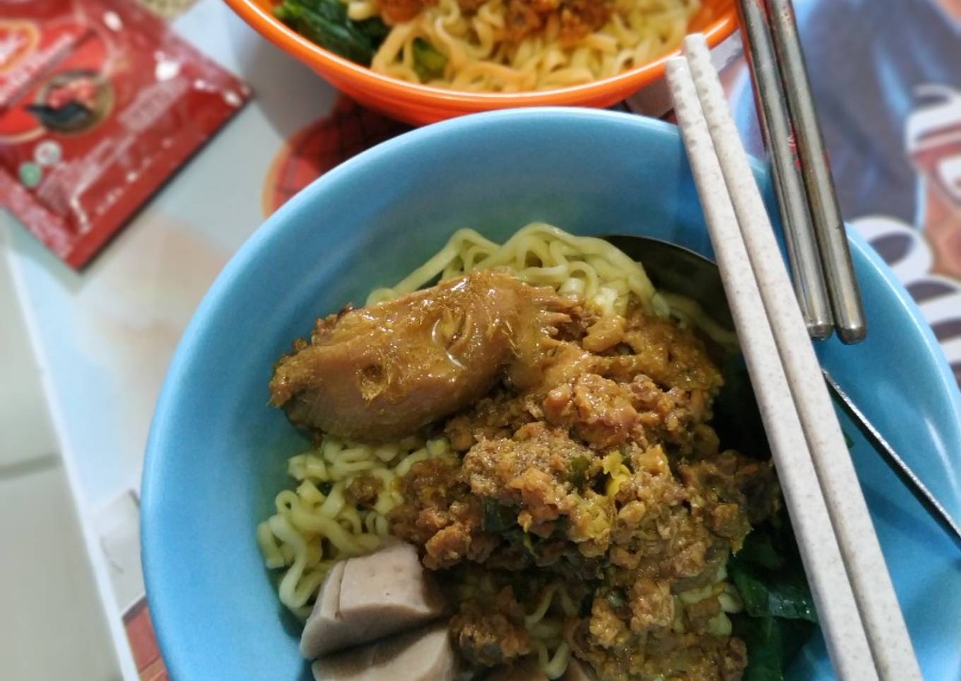 Mie ayam rumahan simpel