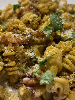 Una foto de Pasta carbonara de pistachos en Airfryer Cosori