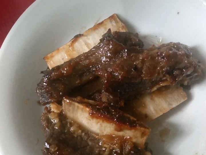 Langkah Gampang Menyiapkan Resep Iga bakar panggang madu teflon grill yang Menggugah Selera