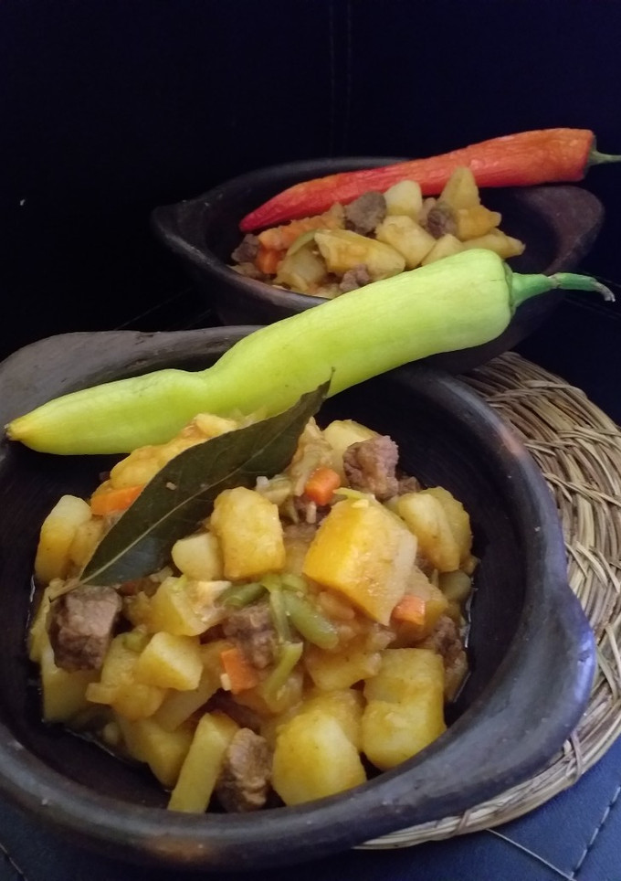 Una foto de Guiso de carne con papas