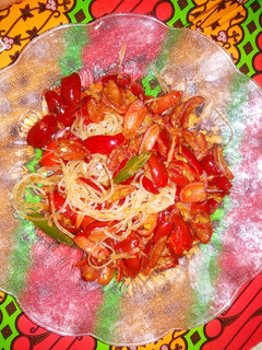 Foto resep Orak Arik Kulit Melinjo Soun/ Bihun
