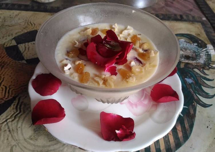 How to Make Homemade Gulab kheer