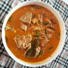 รูปของ Sayur tewel(nangkamuda)cabe berenang😅(kuah merah)