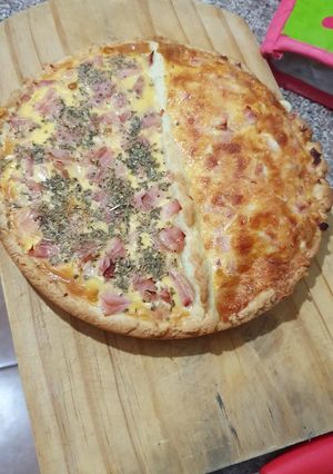 Una foto de Tarta jamón y queso
