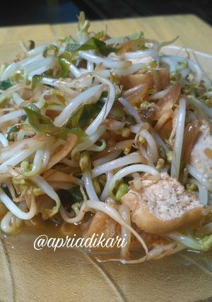 Foto resep Tumis toge tahu simpel cepat