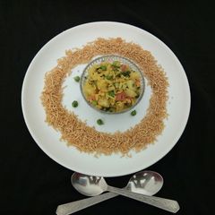 A picture of Pea poha.
