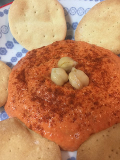 Una foto de Hummus con pimiento rojo Thermomix