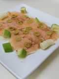 Carpaccio de salmón