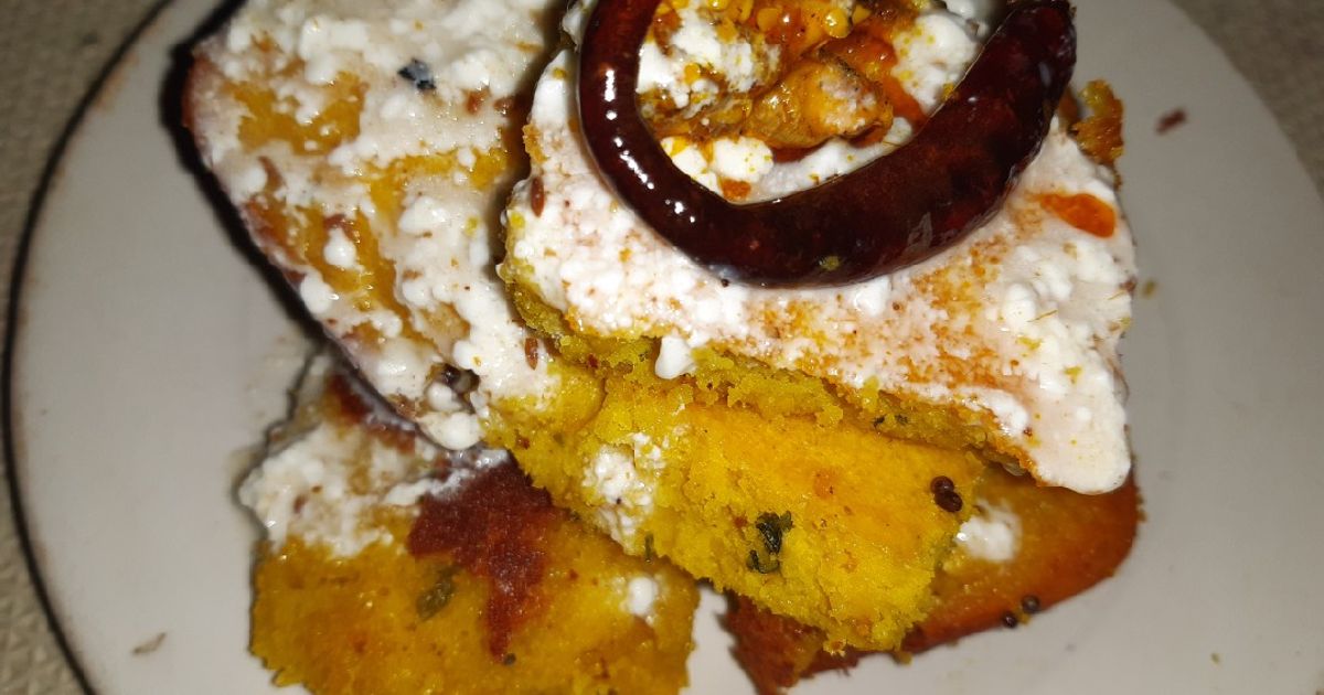 Dhokla Chat Chatore Recipe By Deepika Pushkar Sinha #Ddv😘