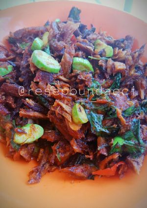Foto resep Tumis ikan tongkol pedas petai kemangi