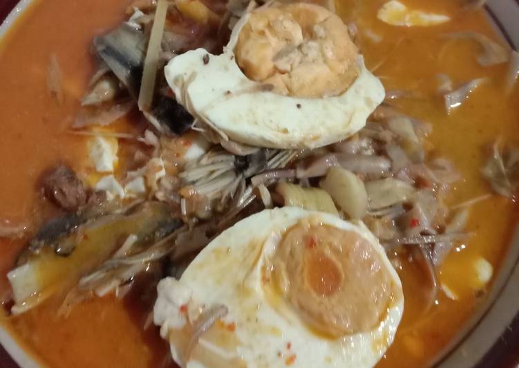 Resep &#34;Gulai jantung pisang telur asin&#34; yang Sempurna