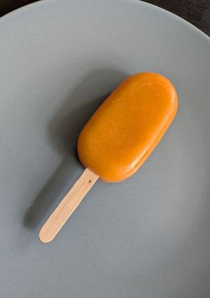 Une photo de Sorbet façon magnum Pommes-Abricots