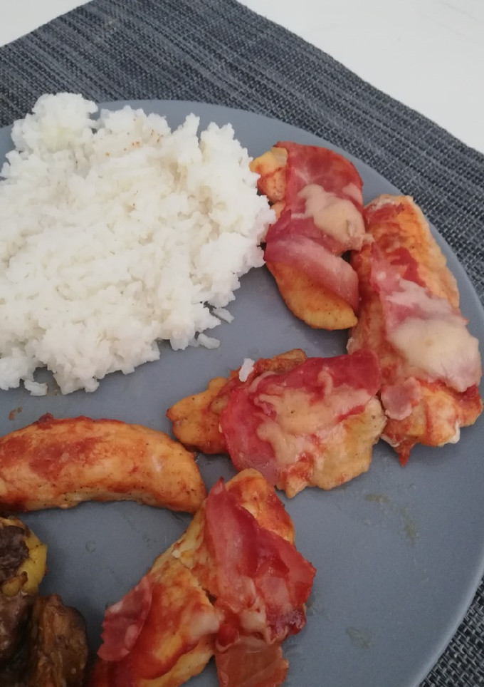Una foto de Pechugas de pollo agridulces