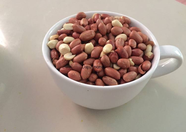 Resep Kacang Sangrai (cemilan diet) Anti Gagal