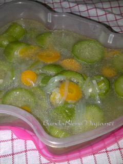 Foto resep Sayur Bening Oyong(Gambas) Wortel Soun