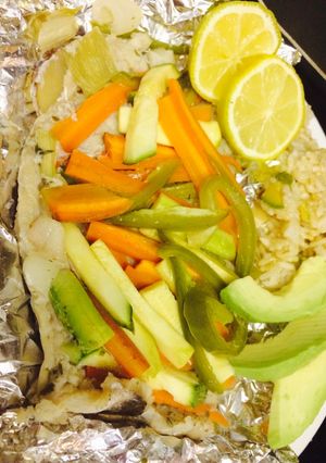 Una foto de Tilapia Empapelada