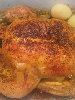 Foto principal de Pollo asado con menestra