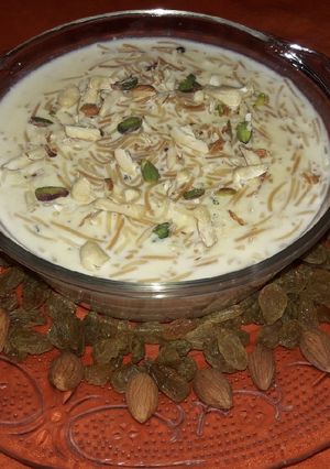 A picture of Semolina kheer.