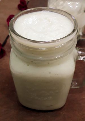 A picture of Muskmelon shake.