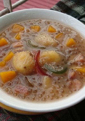 Hình của món [SWEET SOUPS] Chè chuối khoai lang.